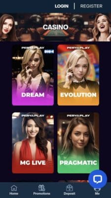 PeryaPlay App Live Casino Game